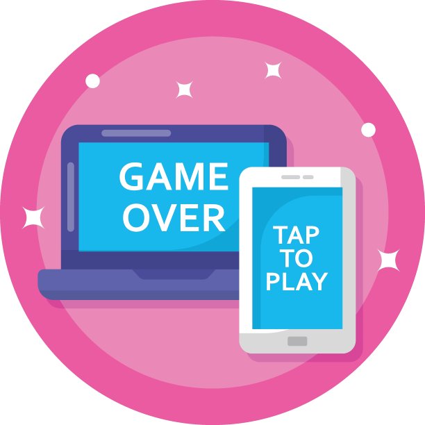 显示信息矢量图标设计，电子竞技或心理运动符号，电子体育设备标识，视频游戏硬件库存插图图片下载