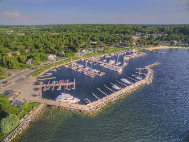 姊妹湾是威斯康星州门半岛上的一个小镇图片下载