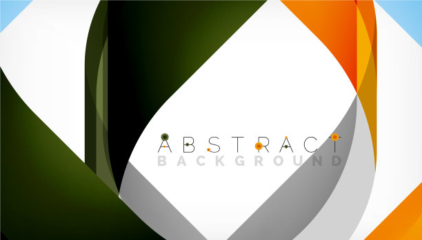 抽象的带有重叠波的正方形形状图片下载