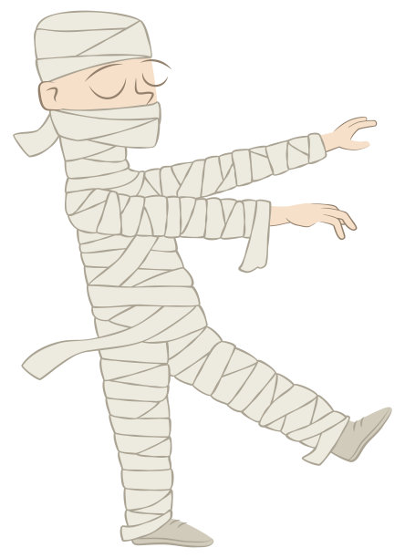 男孩在万圣节打扮成妈妈图片下载