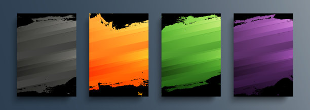 万圣节节日色彩背景设置与黑色笔触为您的万圣节幽灵图形设计。图片下载