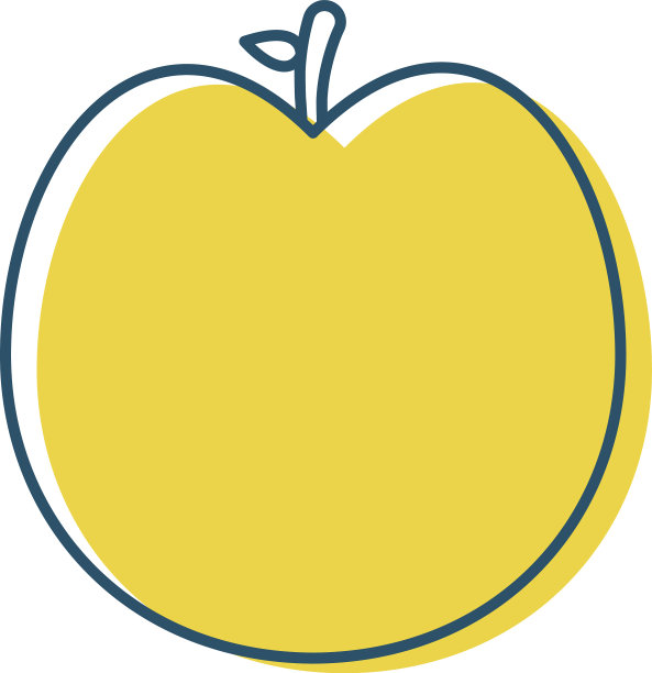 健康的黄色的苹果图片下载