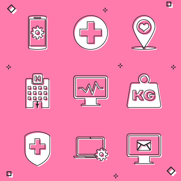 设置设置在智能手机医疗交叉圈图片下载