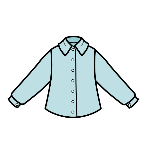 长袖女式衬衫，颜色变化为图片下载