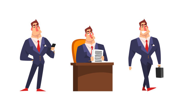 成功的商人性格坚强图片下载