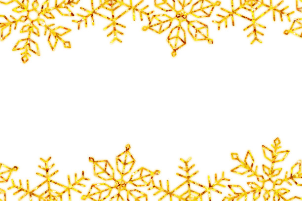 雪花框架图片下载