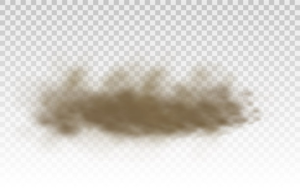 飞沙棕尘云风沙暴图片下载