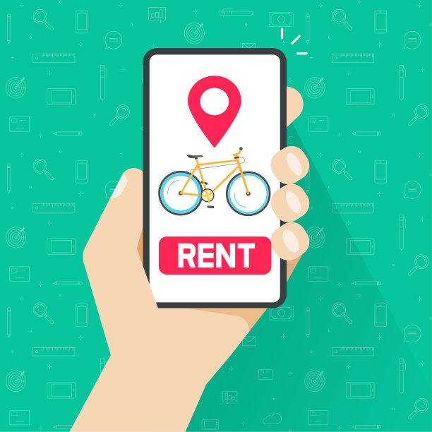 网上自行车租赁服务手机和图片下载