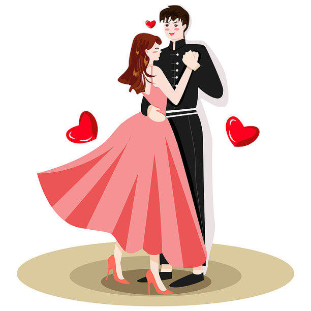 七夕在跳舞的情侣图片下载