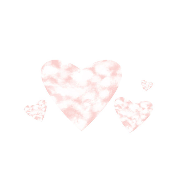 手绘爱心桃心粉色图片下载