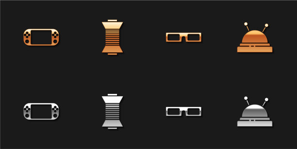 设置便携式视频游戏机缝纫线图片下载