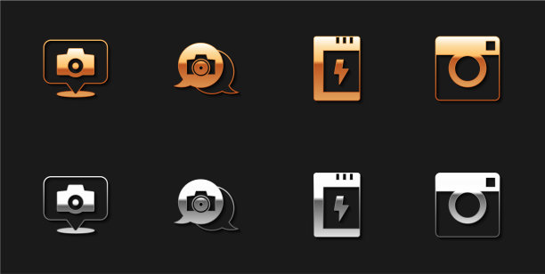 设置相机电池和图标图片下载