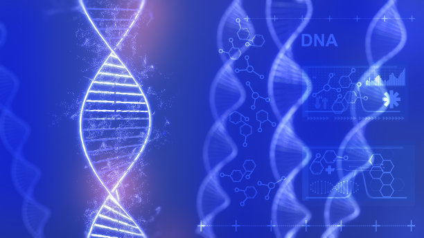 DNA结构的概念背景说明，生命的遗传编辑技术，DNA图片下载