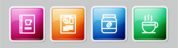 咖啡、报纸和咖啡罐图片下载