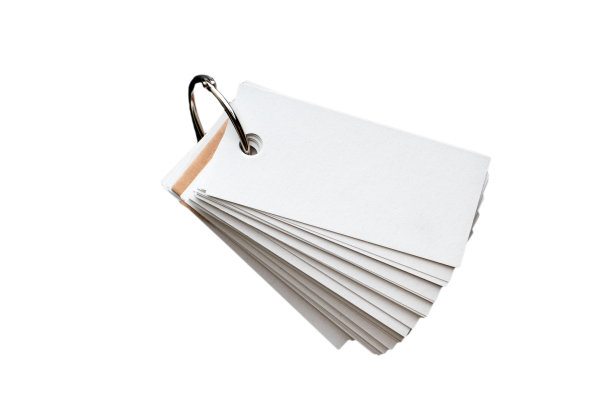 空白环备忘录在白色背景图片下载