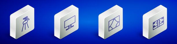 设置等距线三脚架和智能电视窗帘图片下载