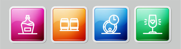 设线老瓶酒木桶图片下载