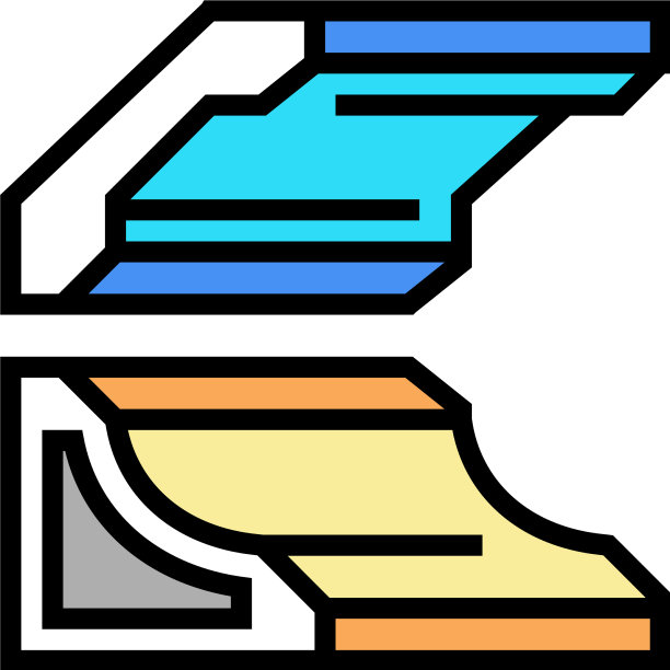 边角颜色图标图片下载