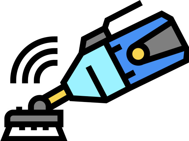 手持式吸尘池彩色图标图片下载