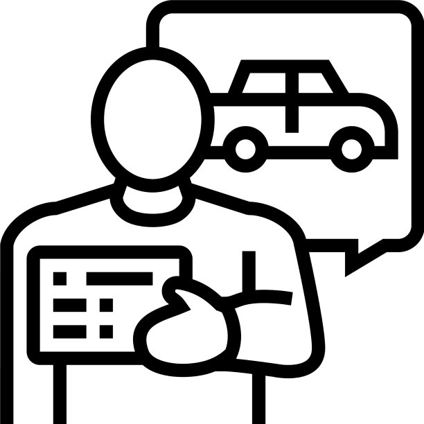 获取驾驶执照线图标图片下载