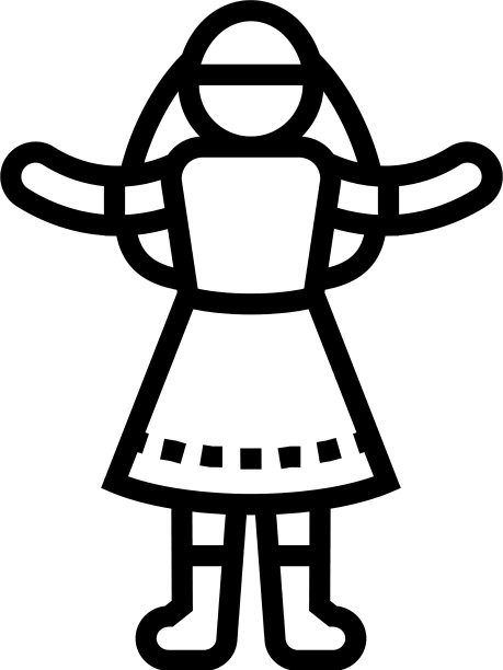 玩偶玩具线图标图片下载