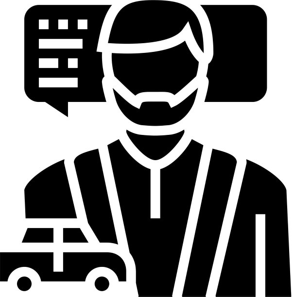 男驾校指导员字形图标图片下载