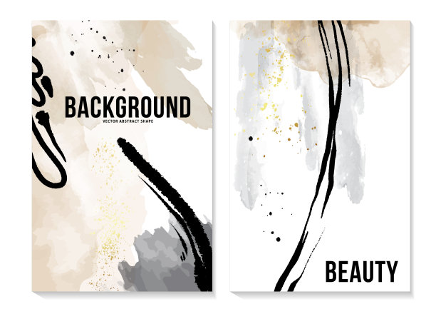 最小的米色灰色数字墙纸艺术图片下载