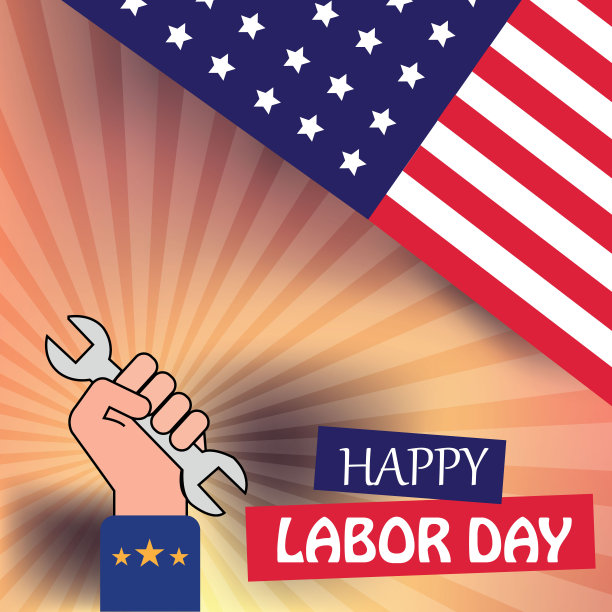 美国劳动节背景图片下载