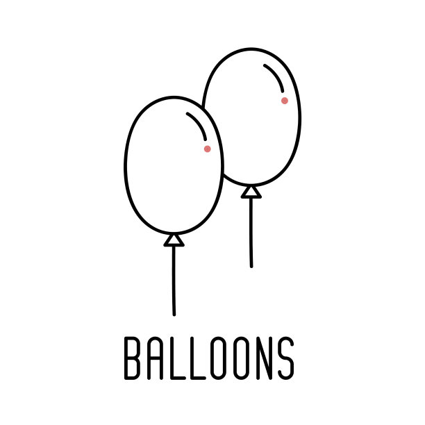 气球线图标图片下载