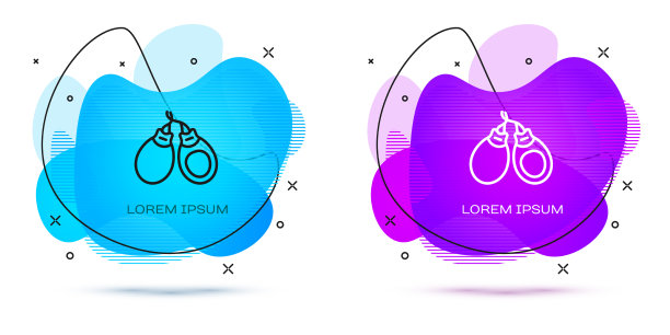 线乐器响板图标隔离上图片下载