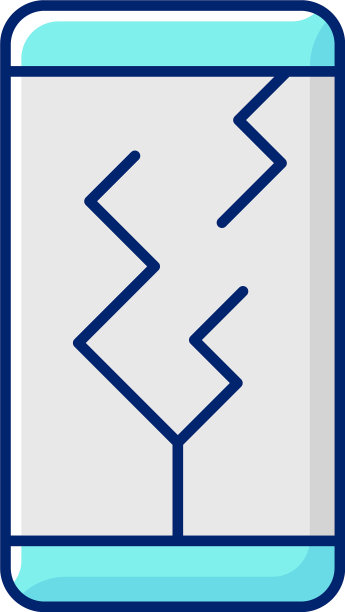 屏幕损坏RGB颜色图标图片下载