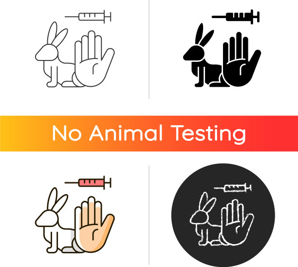 没有兔子测试渐变图标图片下载