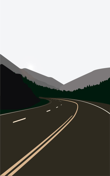 空路绿围山路图片下载