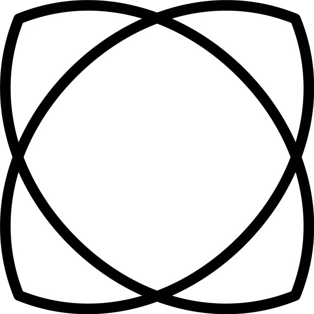 简单的基本四点有机花卉图案图片下载