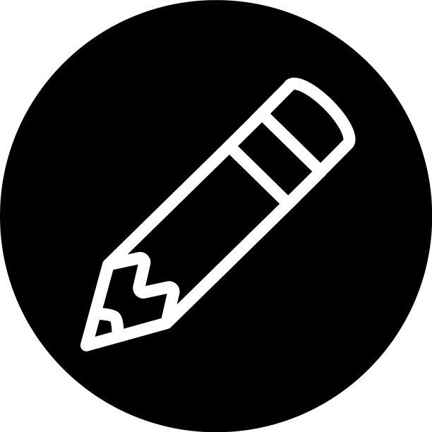 铅笔图标符号设计元素图片下载