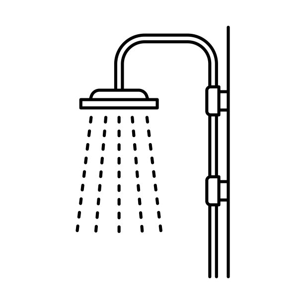 浴室龙头式淋浴室图片下载