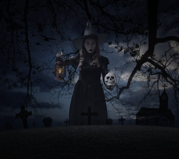 万圣节神秘概念图片下载