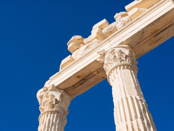 土耳其伊兹密尔的佩加蒙古城遗址图片下载