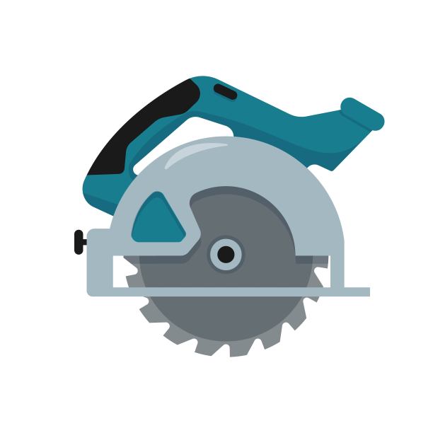 钢齿盘圆锯。电动工具图标图片下载