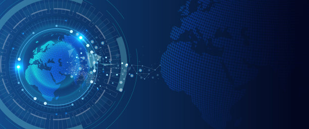 数字技术，全球网络连接概念图片下载