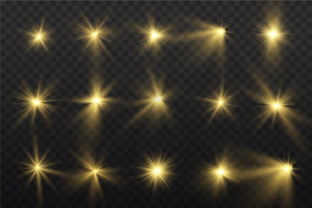 闪亮的星星闪耀的太阳闪烁的尘埃图片下载