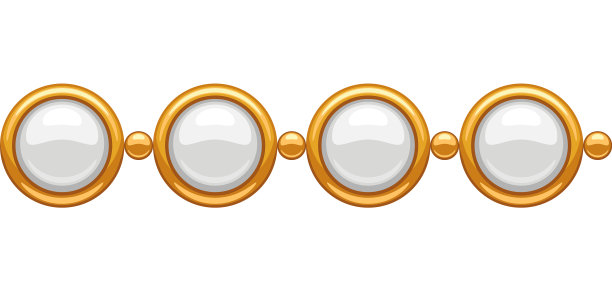 无缝图案珍珠项链漂亮图片下载