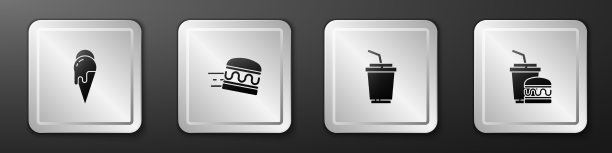 设置冰淇淋在线订购汉堡送货图片下载