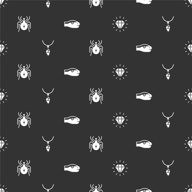 镶嵌钻石项链与水晶蜘蛛和图片下载