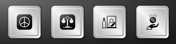 设置和平天平正义悼念相框图片下载