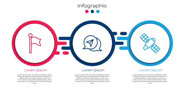 设置直线位置标记信息图形城市地图图片下载