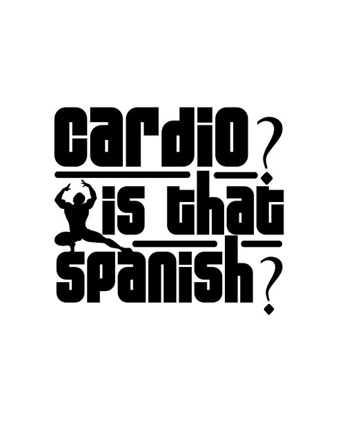 有氧运动是一种西班牙手工排版图片下载