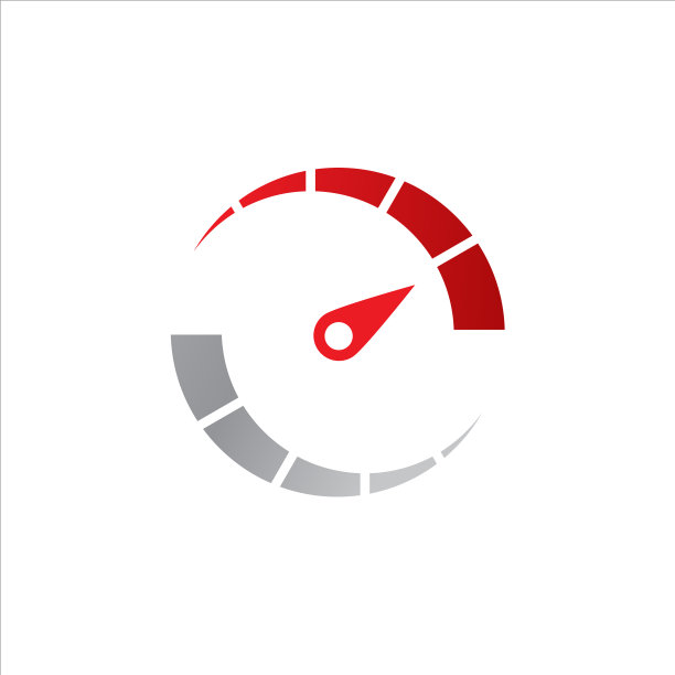 速度计图标的汽车标志图片下载