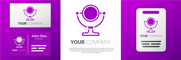 标志式圆形化妆镜图标隔离上图片下载