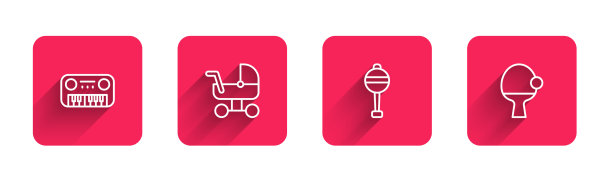 集线玩具，钢琴，婴儿推车，拨浪鼓，婴儿玩具图片下载